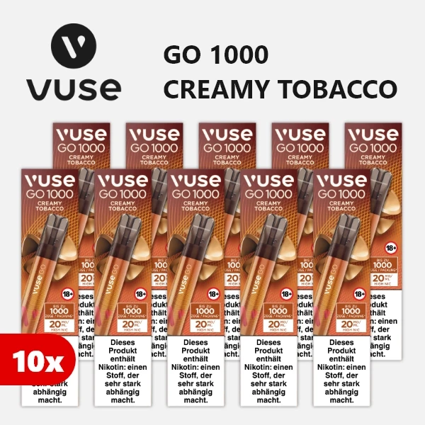 10x vuse go 1000 creamy tobacco