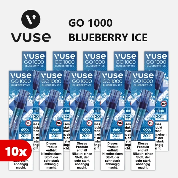 10x vuse go 1000 blueberry ice