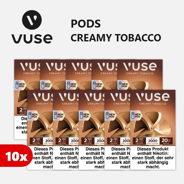 10x vuse pods creamy tobacco