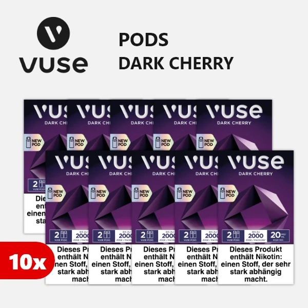 10x vuse pods dark cherry