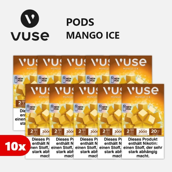 10x vuse pods mango ice