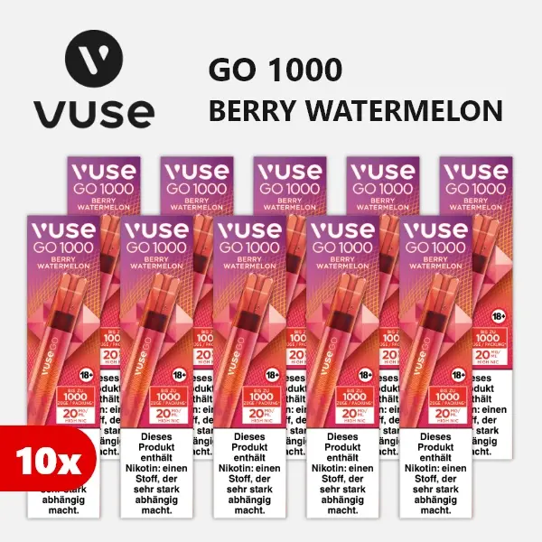 10x vuse go 1000 berry watermelon