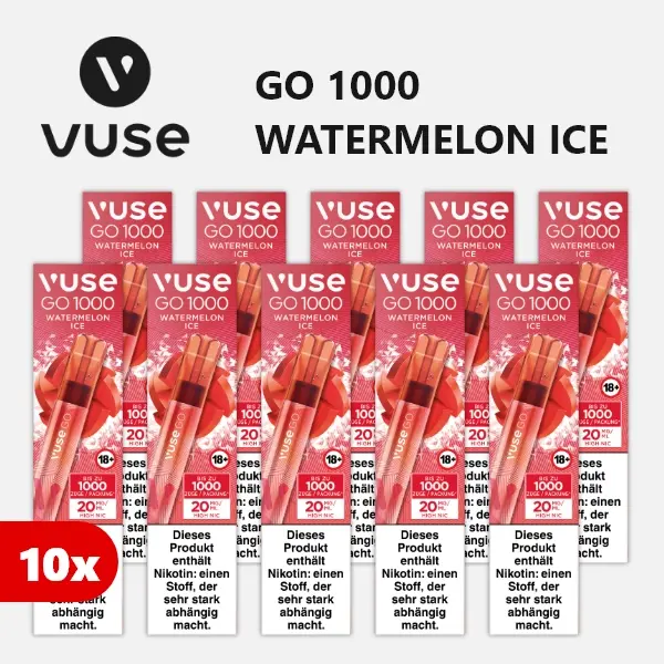 10x vuse go 1000 watermelon ice