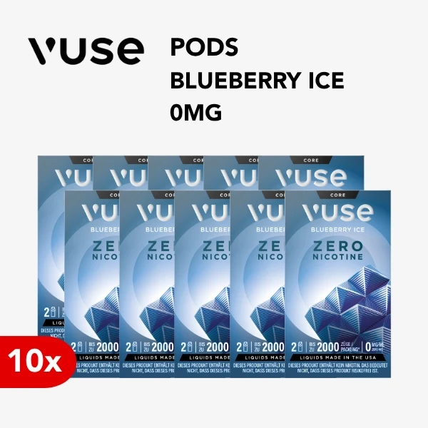 10x vuse pod blueberry ice nikotinfrei
