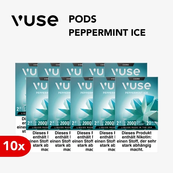 10x vuse pods peppermint ice