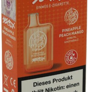 187 strassenbande box pineapple peach mango einweg e zigarette 20mg