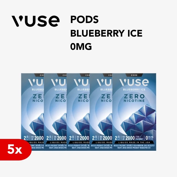 5x vuse pod blueberry ice nikotinfrei