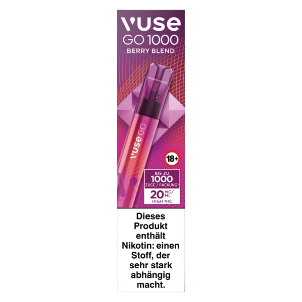 vuse go 1000 berry blend 20mg einweg e zigarette