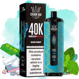 al fakher mega max 40000 gum minze