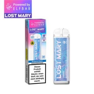 elfbar lost mary qm600 blueberry peach 20mg nikotin