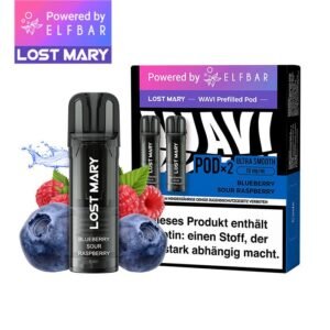 elfbar lost mary wavi blueberry sour raspberry 20mg nikotin 2er pack
