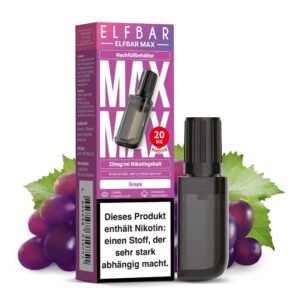 elfbar max nachfüllbehälter grape