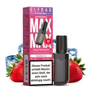 elfbar max nachfüllbehälter strawberry ice