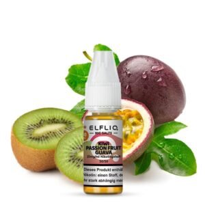 elfliq kiwi passion fruit guava nikotinsalz liquid