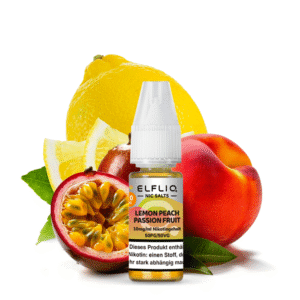 elfliq lemon peach passion fruit nikotinsalz liquid