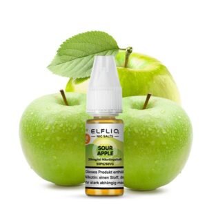 elfliq sour apple nikotinsalz liquid