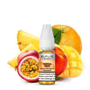 elfliq tropical fruit nikotinsalz liquid