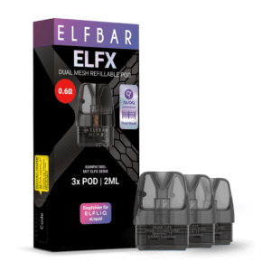 elfx refillable pods 0.6 Ω (leer pods)
