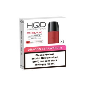 hqd cirak pods 20mg/ml dragon strawberry