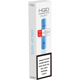 hqd surv vape 600 blue razz (blurry berry) 18mg