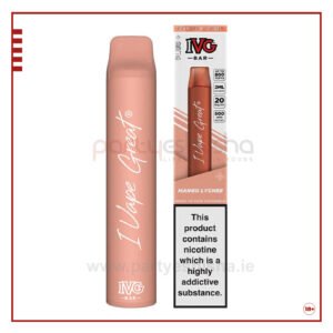 ivg bar plus disposable vape kit mango lychee