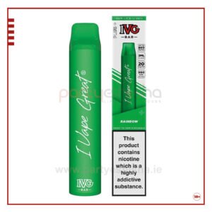 ivg bar plus disposable vape kit rainbow