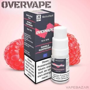 overvape nikotinsalz liquid double raspberry | vapebazar