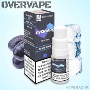 overvape nikotinsalz liquid grape cool | vapebazar