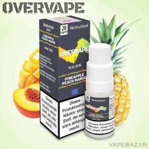 overvape nikotinsalz liquid pineapple peach mango | vapebazar