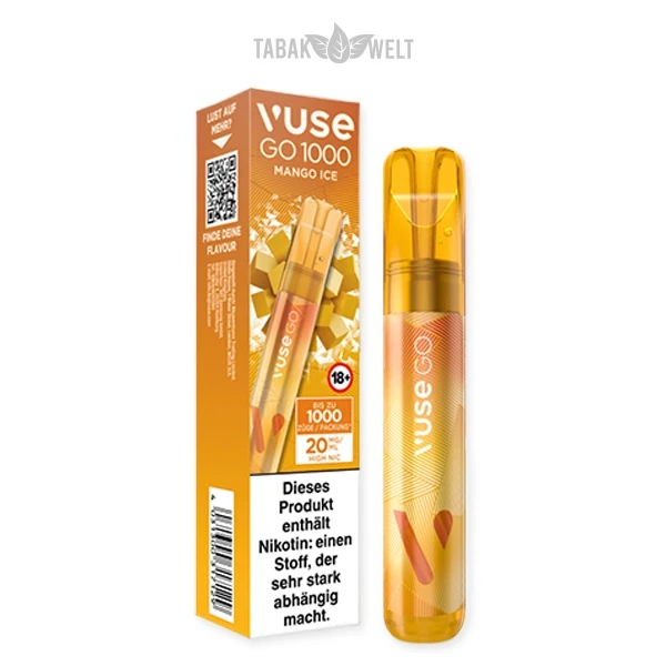 vuse go 1000 mango ice 20mg einweg e zigarette