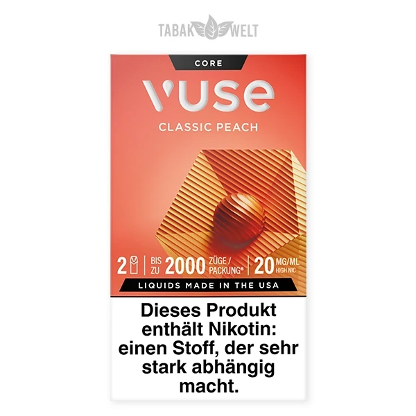 vuse pod classic peach