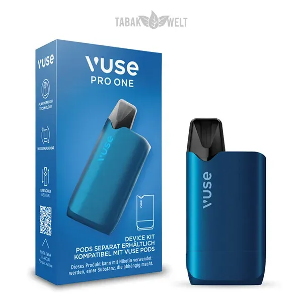 vuse pro one box device blue