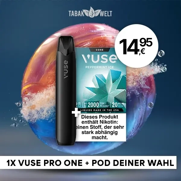 vuse pro one pen black + 1x pod