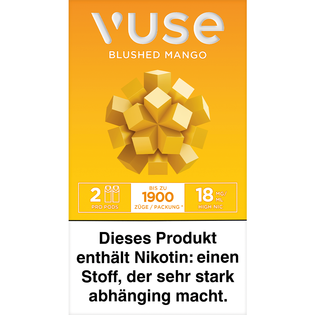 vuse pro pod blushed mango 18 mg/ml