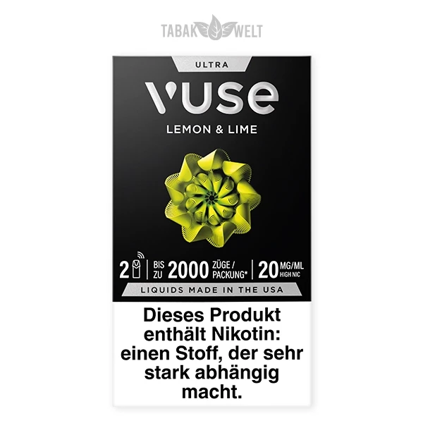 vuse ultra pods lemon & lime 20mg