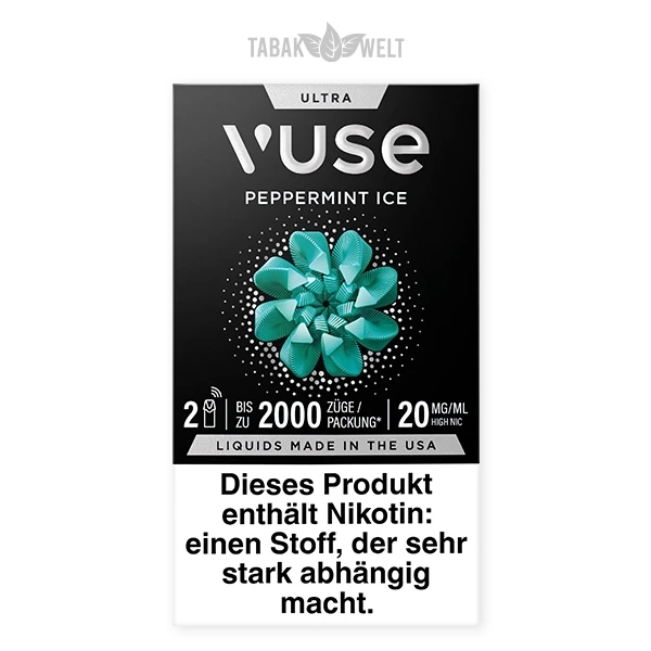 vuse ultra pods peppermint ice 20mg