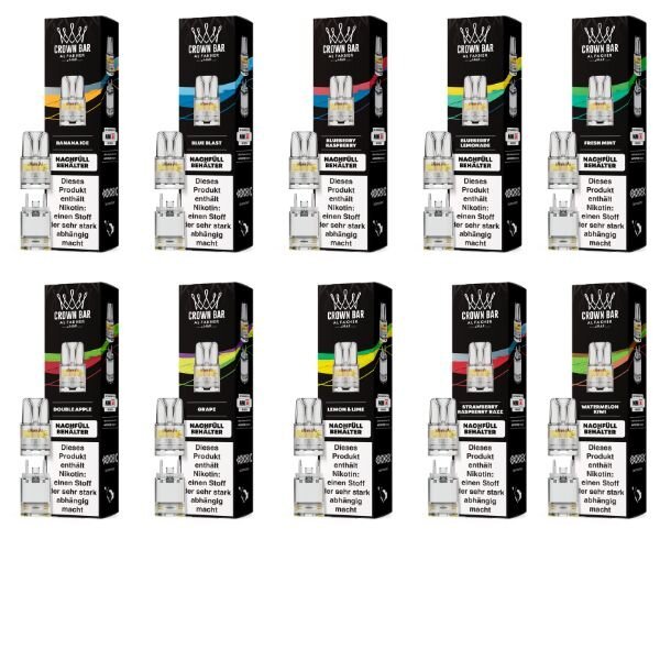 al fakher crown bar mini 3k pod 2ml + 2ml alle sorten al fakher crown bar mini 3k pod 2ml + 2ml alle sorten