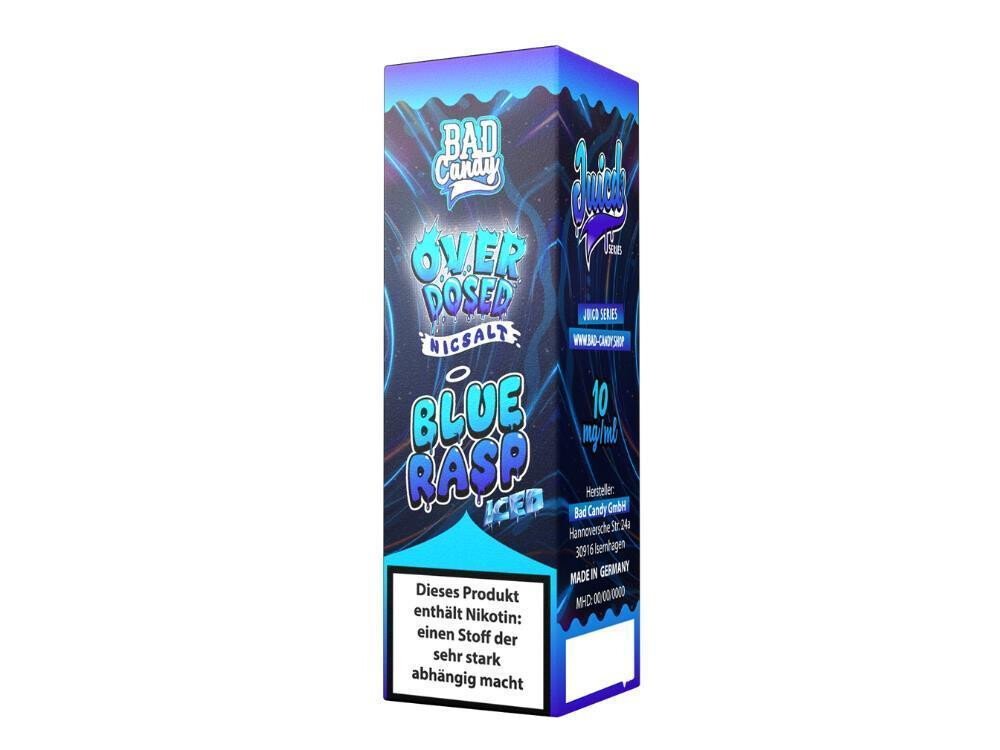 bad candy liquids juicd overdosed blue rasp nikotinsalz liquid bad candy liquids juicd overdosed blue rasp nikotinsalz liquid