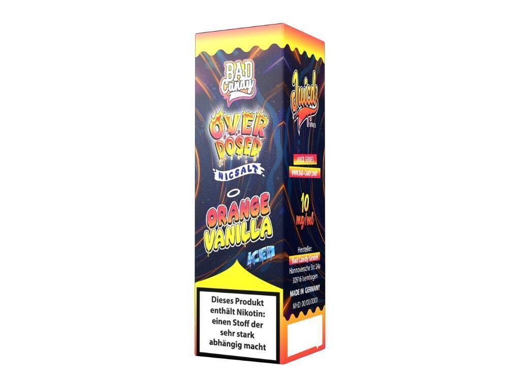 bad candy liquids juicd overdosed orange vanilla nikotinsalz liquid bad candy liquids juicd overdosed orange vanilla nikotinsalz liquid