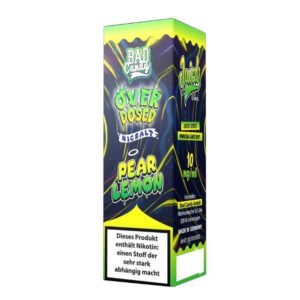 bad candy liquids juicd overdosed pear lemon nikotinsalz liquid