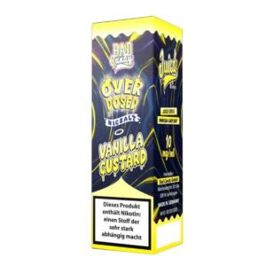 bad candy liquids juicd overdosed vanilla custard nikotinsalz liquid