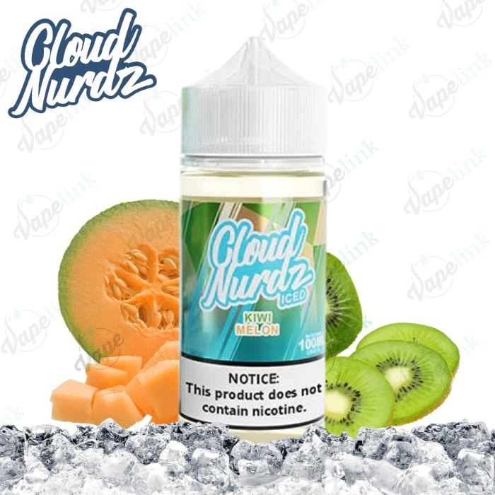 cloud nurdz | iced | kiwi melon iced 100ml cloud nurdz | iced | kiwi melon iced 100ml