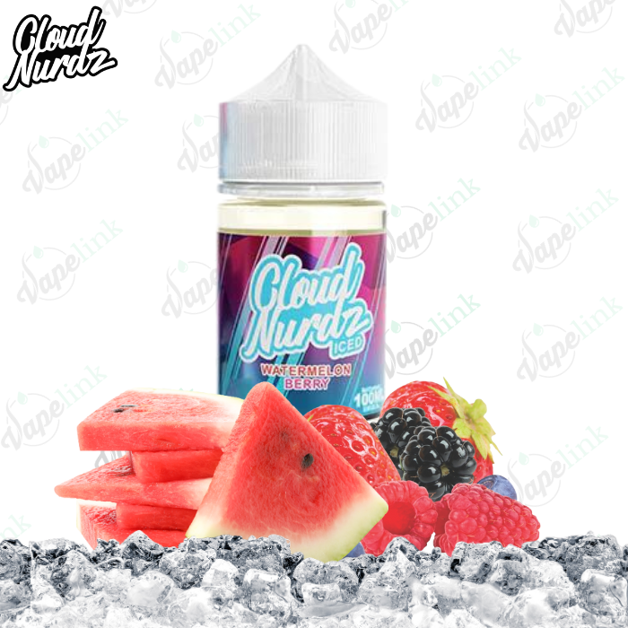 cloud nurdz | iced | watermelon berry iced 100ml cloud nurdz | iced | watermelon berry iced 100ml