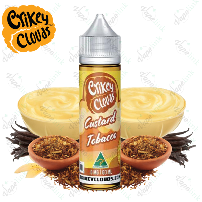 crikey clouds | tobacco range | custard tobacco 60ml crikey clouds | tobacco range | custard tobacco 60ml