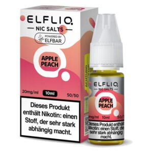 elfliq apple peach nikotinsalz liquid