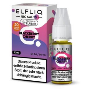 elfliq blackberry cherry nikotinsalz liquid