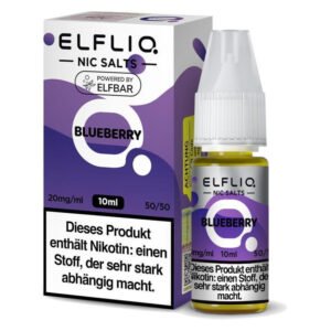 elfliq blueberry nikotinsalz liquid