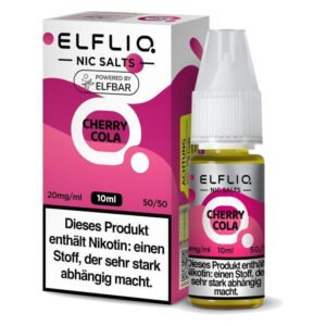 elfliq cherry cola nikotinsalz liquid