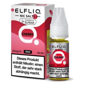 elfliq cherry nikotinsalz liquid