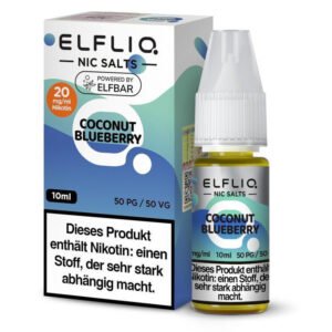 elfliq coconut blueberry nikotinsalz liquid